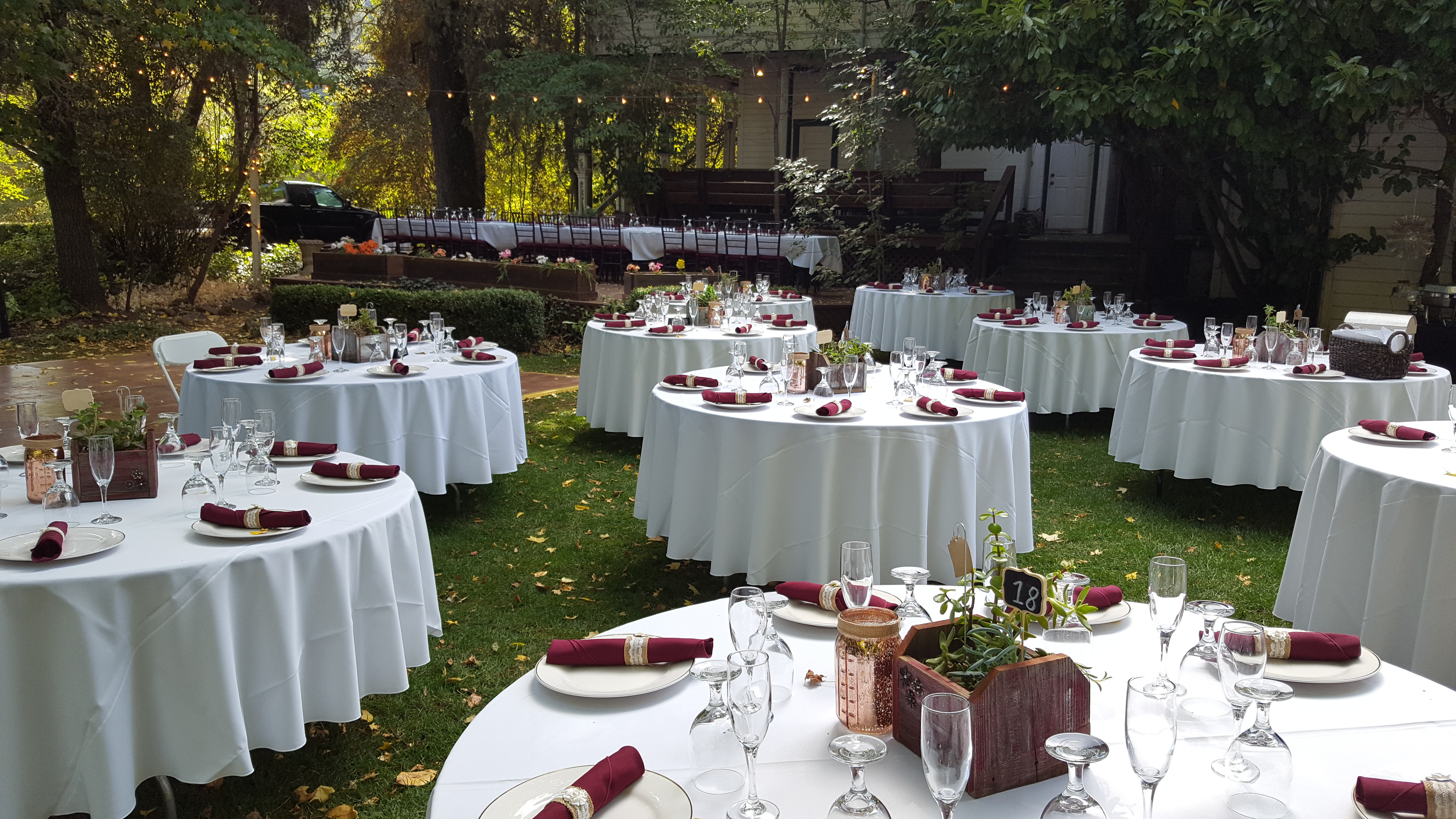 Wedding In the Garden at the Historic St. George Hotel